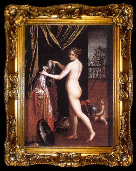 framed  FONTANA, Lavinia Minerva Dressing dfh, ta009-2